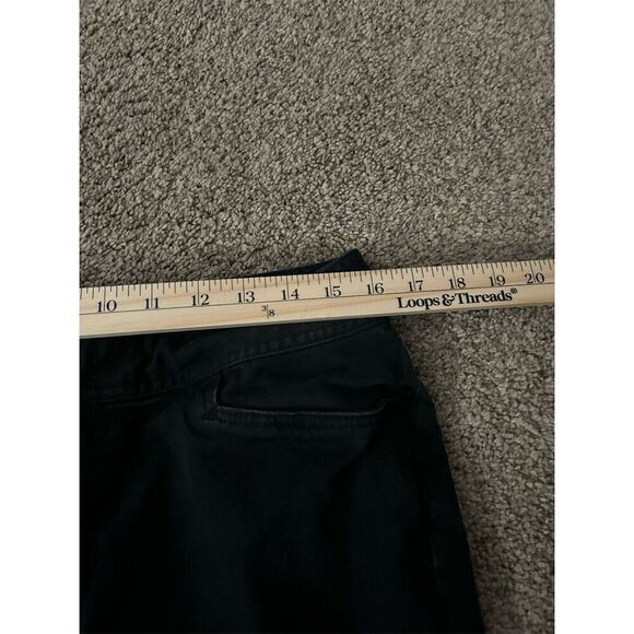 American Living Women's Wide-Leg Black Denim Jeans Size 10 - Picture 5 of 5